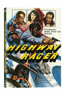 BR+DVD Highway Racer (Poliziotto Sprint) - Mediabook, Cover B, 20-seitiges Bookl et Limitiert auf 250 Stück