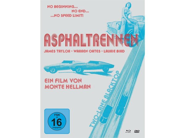 BR+DVD Asphaltrennen - Two-Lane Blacktop - 3-Disc Limited Mediabook Edition